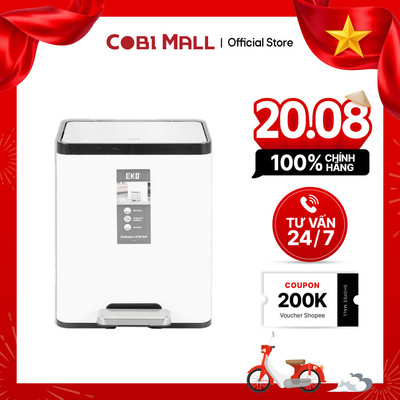 [Hỏa Tốc HCM] Thùng Rác EKO Ecocasa EK9138 – Dung Tích 12L – Thiết Kế Hiện Đại – Cobihome