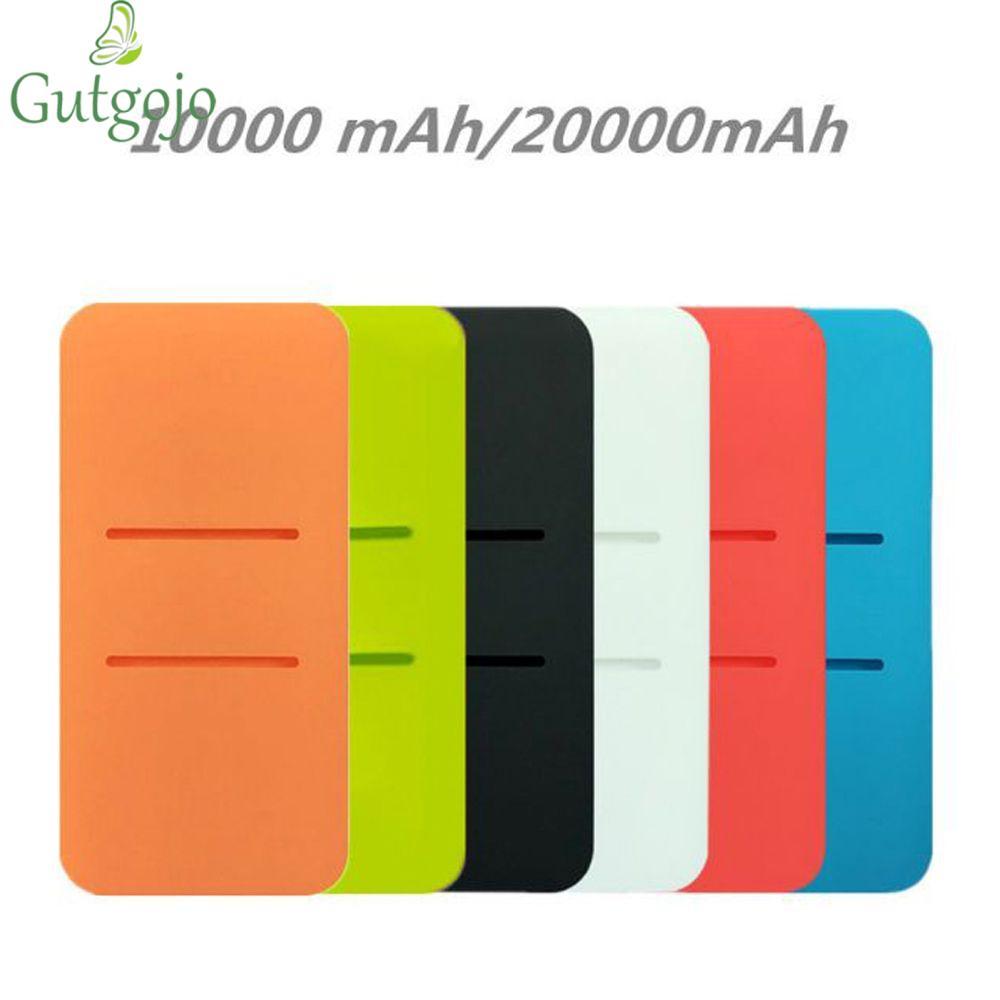 GUTGOJO Power Bank Case PB200LZM chống bụi bẩn cho 20000mah 10000mah cho Power Bank USB Vỏ da chống 