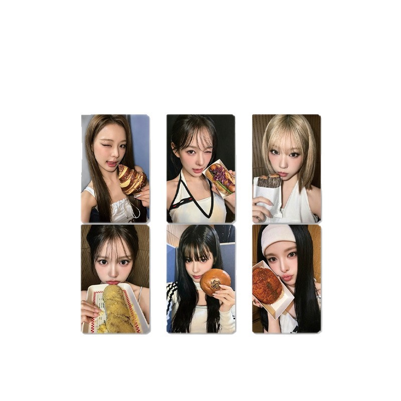 6 chiếc izna Lomo Cards LIGHT STICK Không chỉ đẹp Photocards BEEP SIGN N a Who Dat Girl TIMEMB MAI J