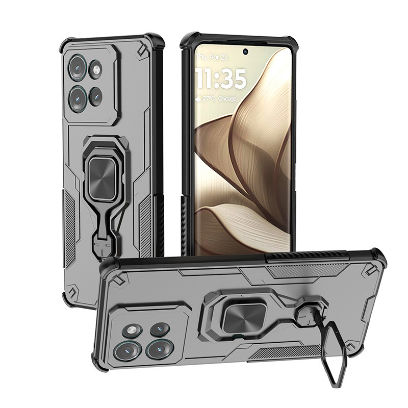 Dành cho Motorola Edge 50 / Edge 50 Pro Hybrid Heavy Duty Armor Vỏ chống sốc Vỏ nhẫn đứng