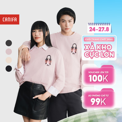 Áo phông unisex người lớn CANIFA 5TL25W003