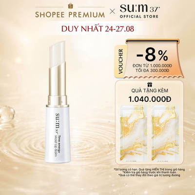 [SU:M37 OFFICIAL] Son dưỡng giàu ẩm Su:m37 Time energy Moist Lip balm 6g