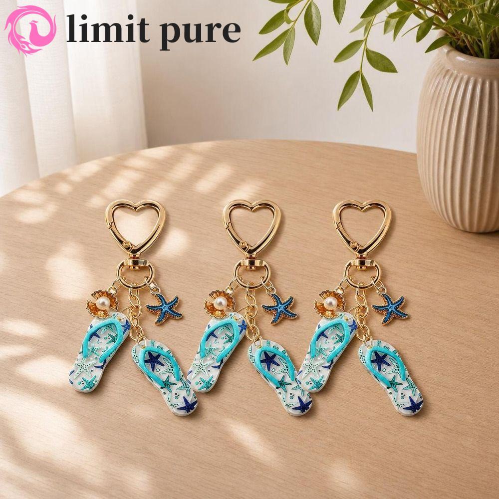 LIMIT PURE Ocean Shell Bag Charm Chống phai màu Du lịch đi biển nhẹ