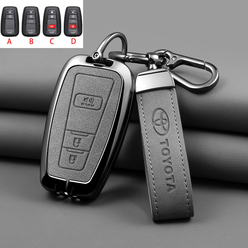 Từ Xa Chìa Khóa Bao Kim Loại Chìa Khóa Fob Vỏ Móc Khóa Dành Cho Xe Toyota Corolla Hoàn Toàn Mới Alti