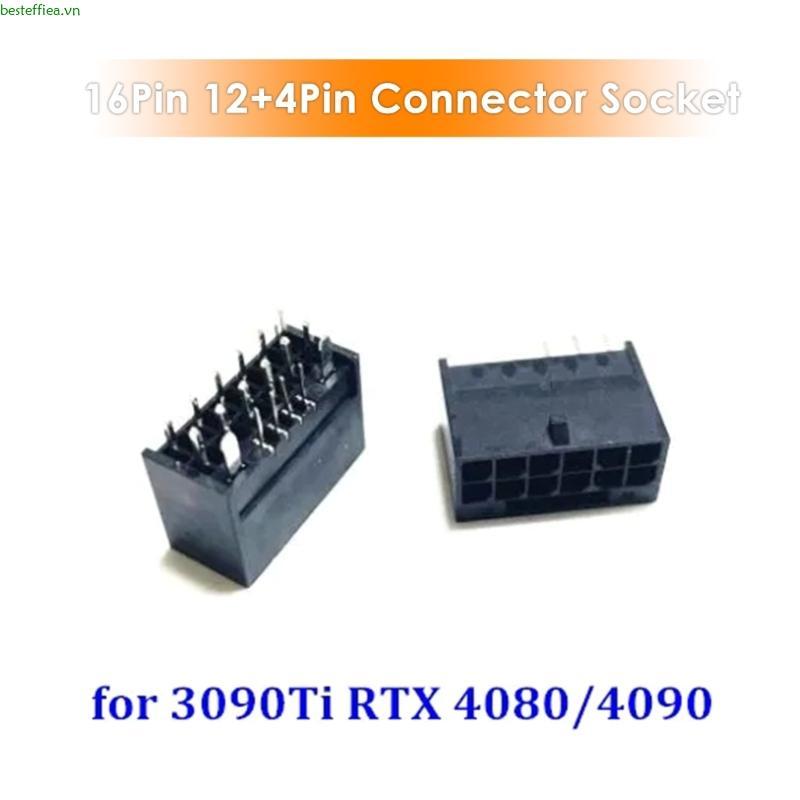 Beste 16Pin 12 + 4P 12VHPWR Ổ cắm kết nối nữ nguồn cho 3090Ti RTX4080 RTX4090