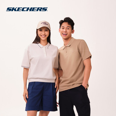 Polo Tee Nam Skechers Skechers Authentic Lounge Polo Tee - SL226M224-054U