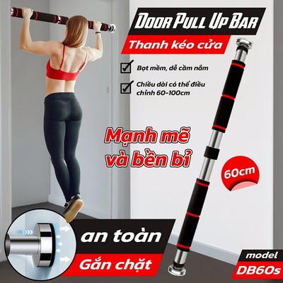 (ALL SIZE )BG-Xà đơn treo tường gắn cửa độ dài tùy chỉnh cao cấp tập thể dục tại nhà