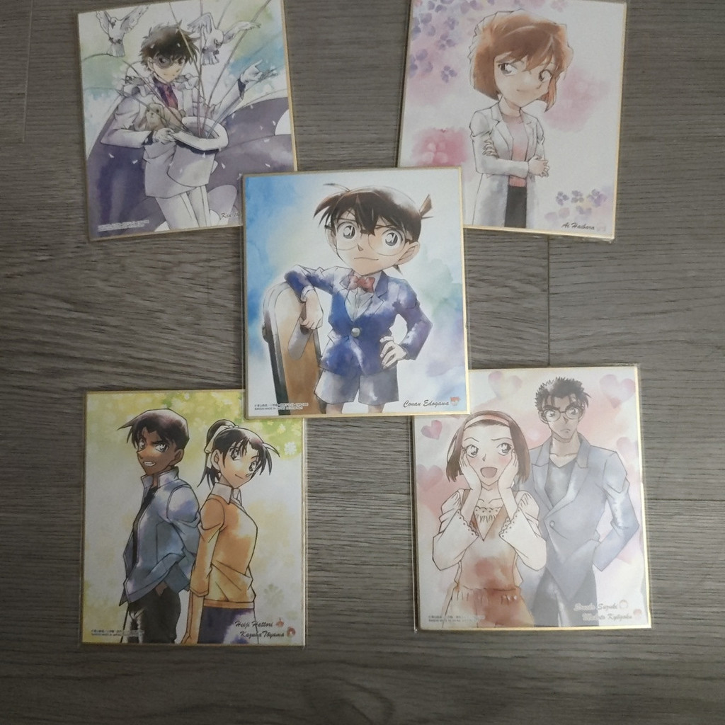 Thám Tử Mới Conan Giấy Màu Chính Hãng Shinichi Xiaolan Sooichi Ai Kidd Hòa Bình Amuro Toru Toru Toru