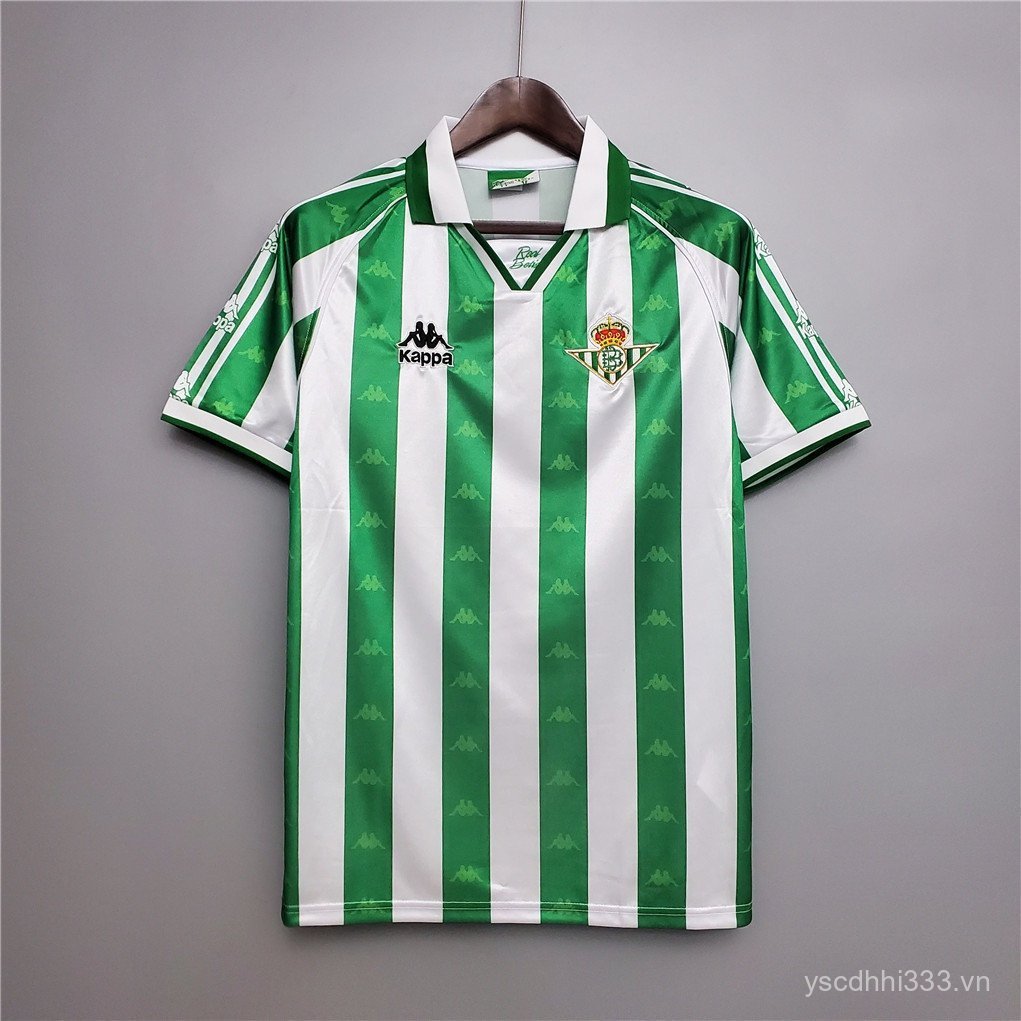 95-97 Real Betis Hogar retro Futbol jersey 89SU