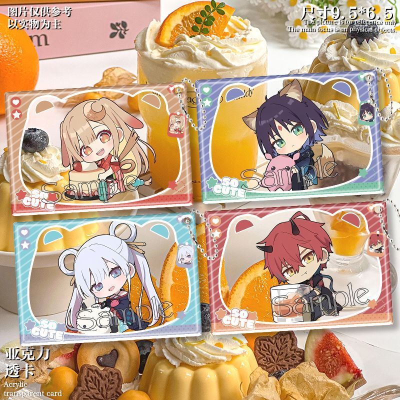 Macross Kaguya x Avail Co-Branded Avail Eight Chiyo Hàng hóa Mặt dây chuyền thẻ trong suốt Acrylic h