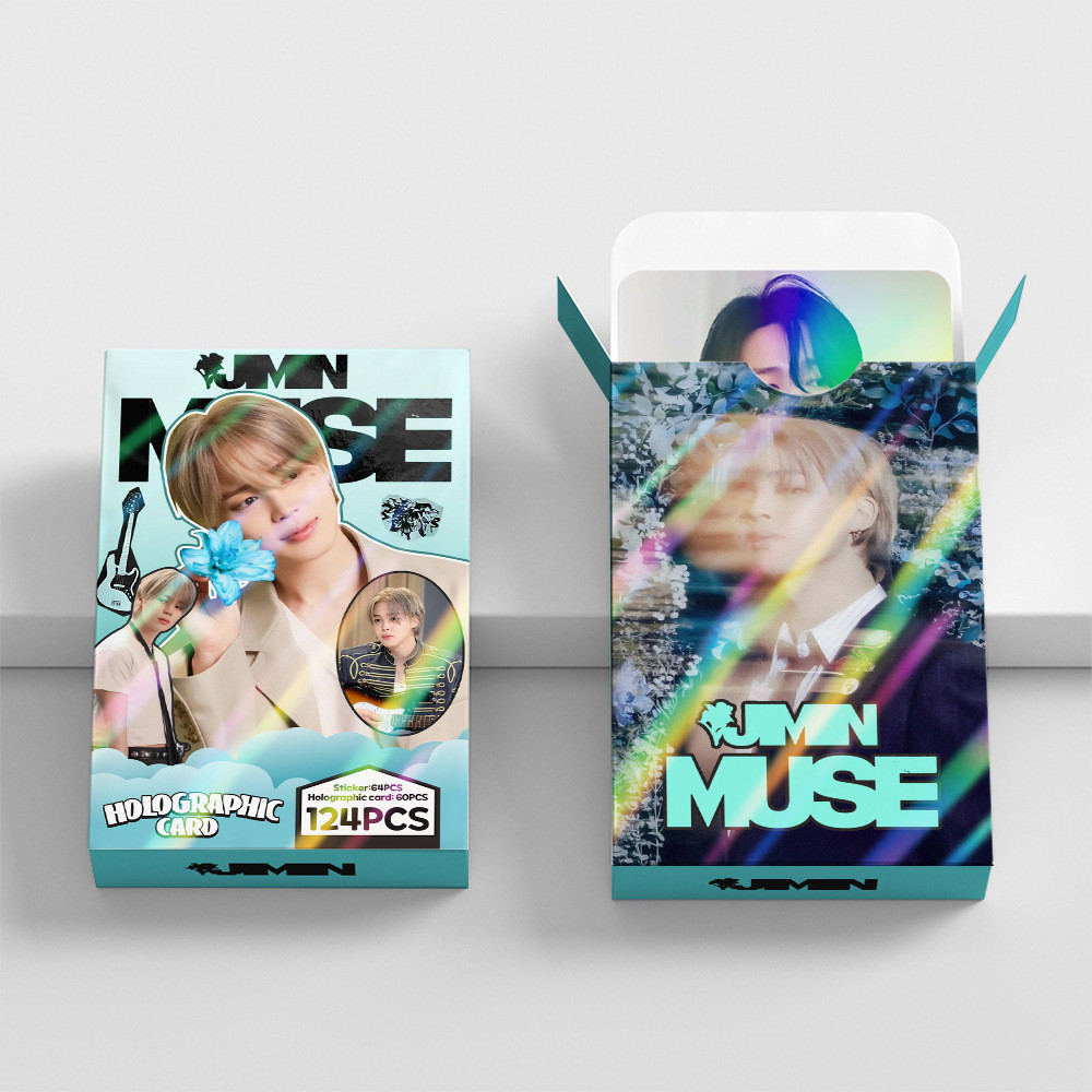 124 Laser Photocards Park JIMIN Album JIMIN JIIKPOP Hàng hóa LOMO Photocard