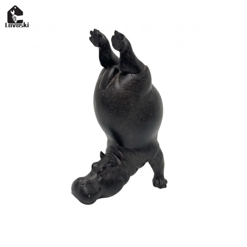 Tượng Hippo Nhựa Trang Trí Matte Hippo Trang Trí Màn Hình Trang Trí Cho Phòng Khách