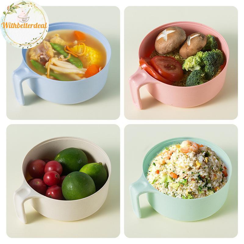 Bộ Bát Ramen Withbetter Bát Nồi Mì Microwavable Có Nắp & Chopstis Cho Nhà Bếp Gia Đình Sử Dụng Ăn Uố