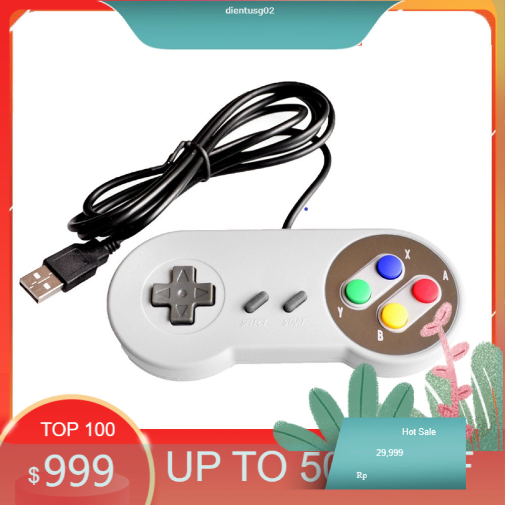272 [Lập Trình Nhúng A-Z][G51] Tay Cầm Chơi Game 4 Nút Super Nintendo SNES USB Raspberry Pi
