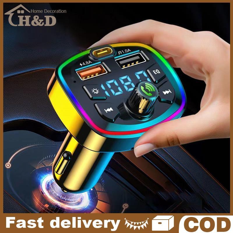 Q7 Bluetooth 5.0 xe FM Transmitter với Dual USB PD sạc