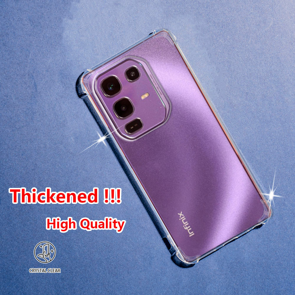 Dành Cho Infinix Note 50 Pro + 5G Note 50 Pro 4G X6658 X6855 X6856 Crystal Clear Jelly Case Air-Guar