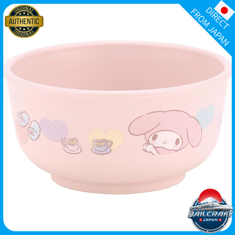 Skater My Melody Sanrio Antibacterial Plastic Baby Tableware for Children, Bowl, Cup, Lunch Plate an