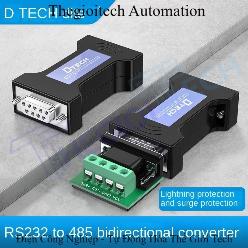 BỘ CHUYỂN ĐỔI RS232 TO RS485 ADAPTER DTECH DT-9000 DT-9001 DT-9003, Đầu chuyển đổi RS232 sang RS485 