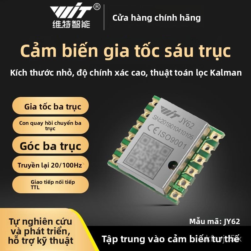 Module MPU6050 WitMotion serial ROS gia tốc kế con quay góc JY62 bán chạy