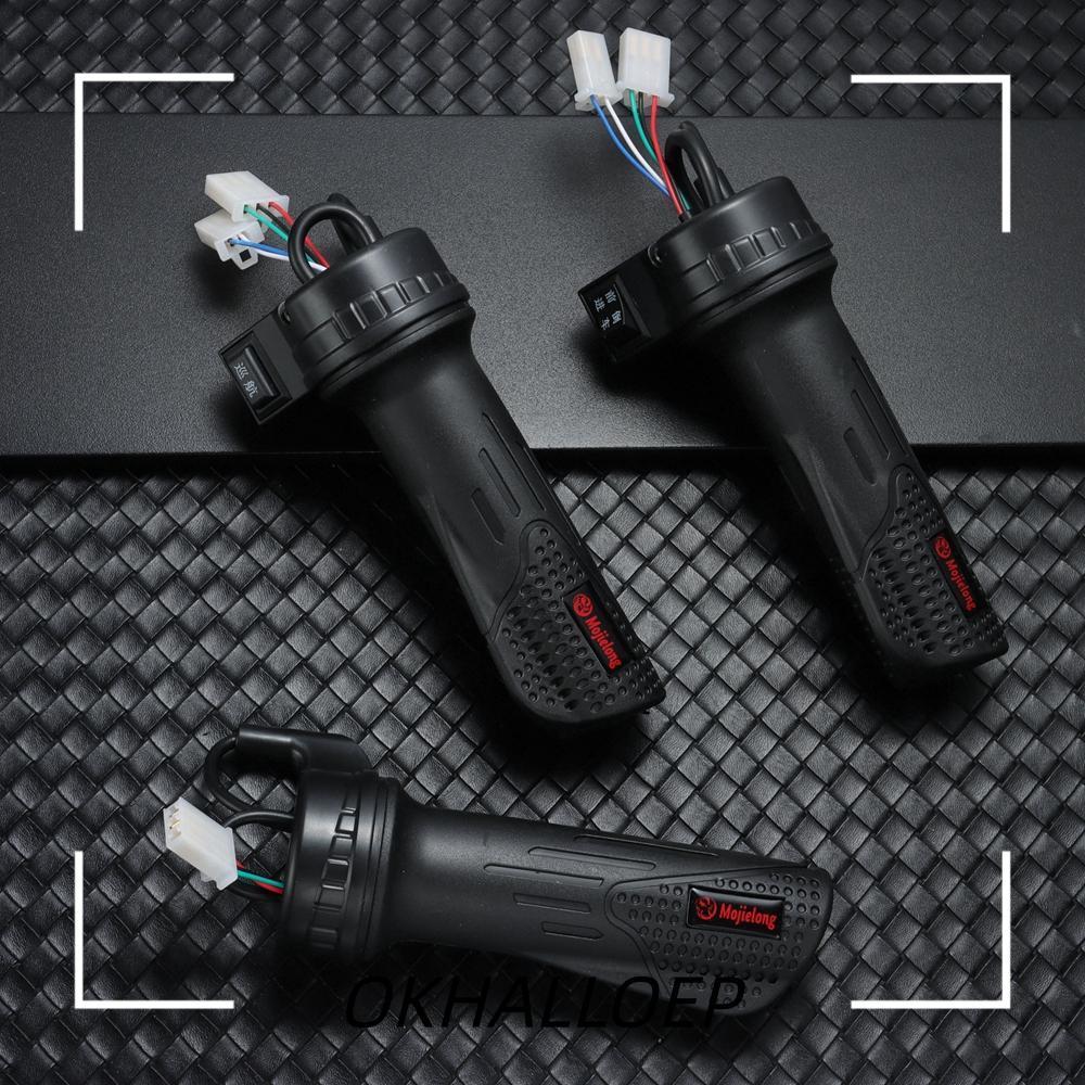 IOKHALLO E-Bike Twist Throttle Black Electric Universal Electric Scooter Parts