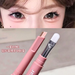  Bút kẻ bọng mắt 3in1 NÂNG CẤP bọng mắt Bút Vẽ Nhũ Mắt Hai Đầu Mềm Mịn Không Trôi 
