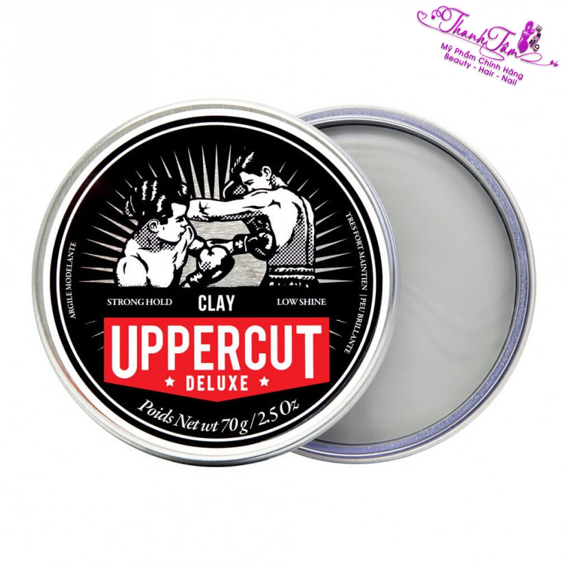 Sáp giữ nếp mạnh, độ hoàn thiện tự nhiên Uppercut Deluxe Clay 70gr - NN