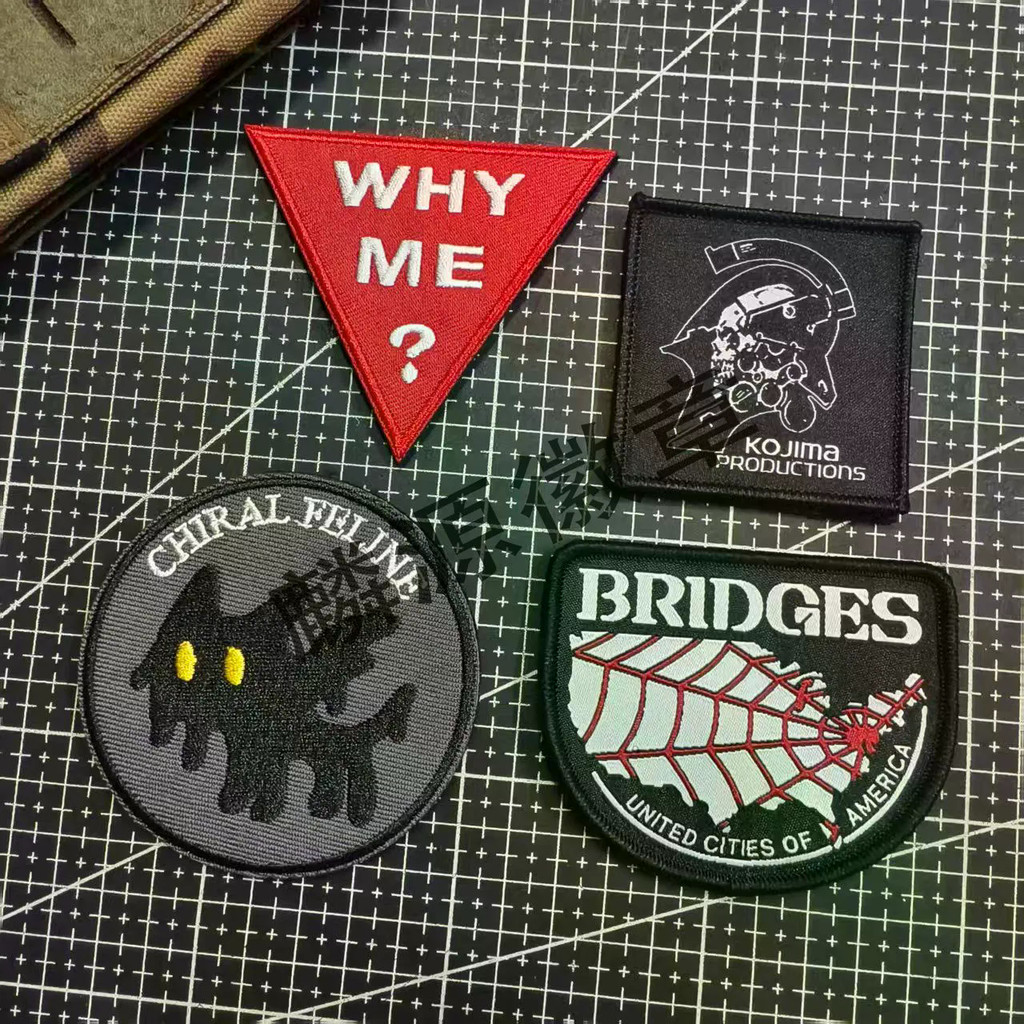 [Miếng dán Velcro tùy chỉnh] LY.Death Stranding 2 Logo Kojima Hideo Studio Đạo đức ngoài trời Miếng 