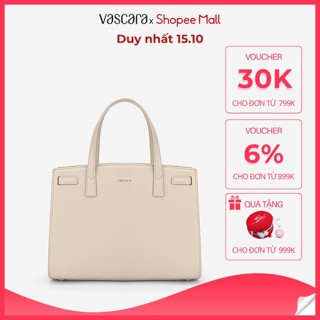 [Voucher 30K | 15.10] Vascara Túi Xách Tay Hình Thang Basic Quai Đôi - TOT 0194