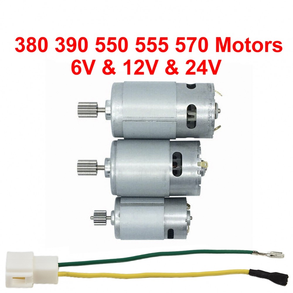 Động cơ ô tô điện đáng tin cậy và hiệu quả 550 RS390 RS380 12V 6V DL555