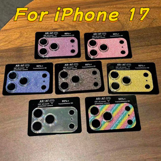Phim Máy Ảnh Điện Thoại Cho iPhone 17 Air Pro Max 16 Plus Sang Trọng Màu Sáng Tất Cả Trận Đấu Cặp Đôi Điện Thoại Di Động Ống Kính Bảo Vệ Mặt Sau Miếng Dán Bao Trang Trí Phụ Kiện Điện Thoại Di Động