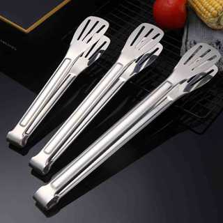 Kẹp Inox Gắp Bánh (U11) trộn salad thức ăn nhiều kích cỡ(Kẹp Gắp Chiên 3 Vạch) - GNOFE