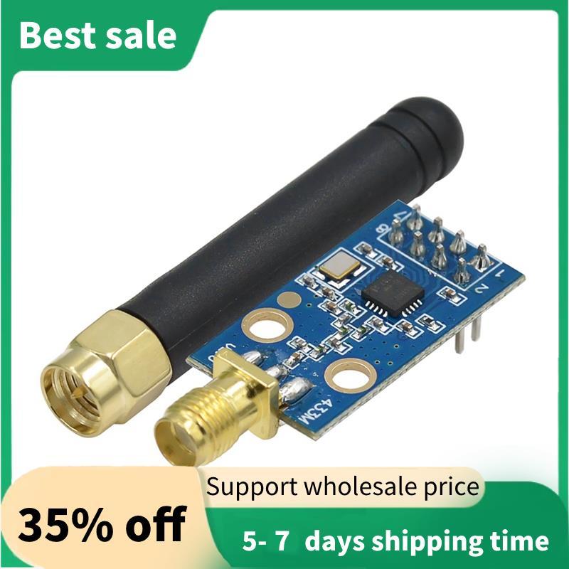 Mô-đun không dây CC1101 với mô-đun thu phát không dây ăng-ten SMA để tăng cường tín hiệu 433MHZ