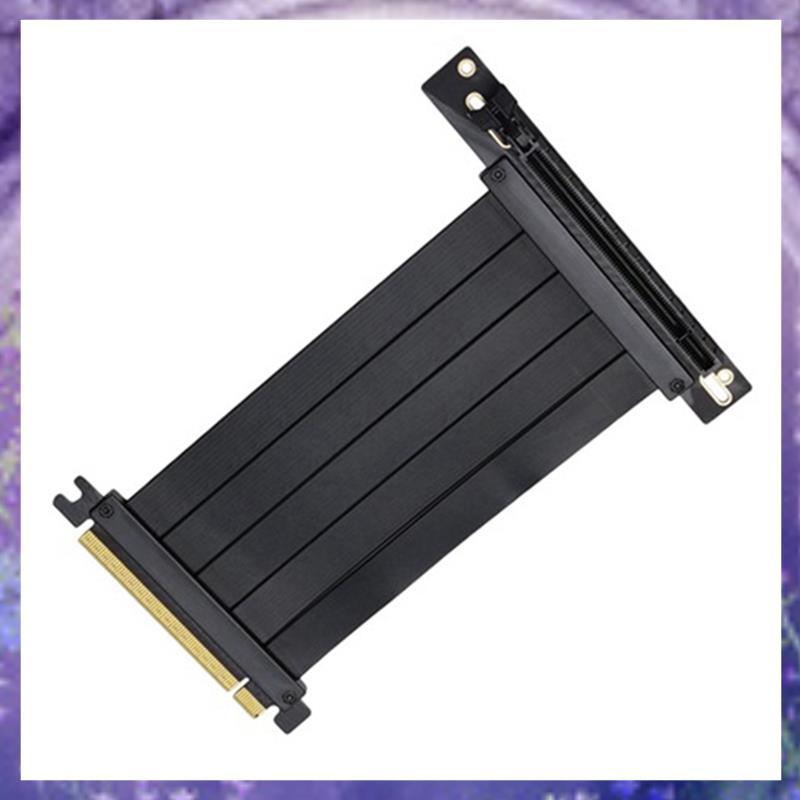 [r3jylk02.vn] Cáp nối dài PCIe 4.0 X16 200mm 180° Cáp nối dài đầu nối PCIe linh hoạt