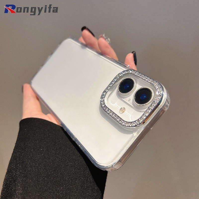 Khung Kim Cương Giả Trong Suốt Cho Vivo Y13 Y12 Y12A Y12S Y11 Y11S Y10 Y5S Y3 Y3S T4X T4 T3 Lite Ult