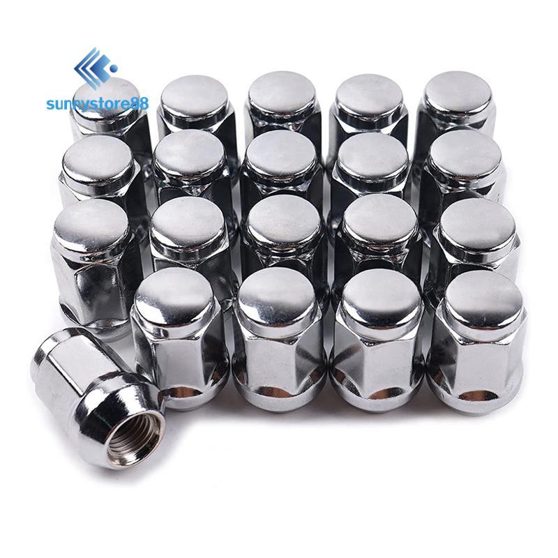 20 Chiếc 14X1.5 Lug Nuts - 19mm Lug 1.38 inch Cao 3 / 4 inch Hex Chrome Lug Nuts, cho 1999-2021 1500