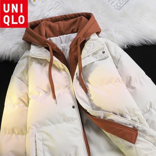  Áo khoác Uniqlo trượt tuyết ấm áp chống gió độn bông dày phù hợp cho mọi người trong mùa đông 
