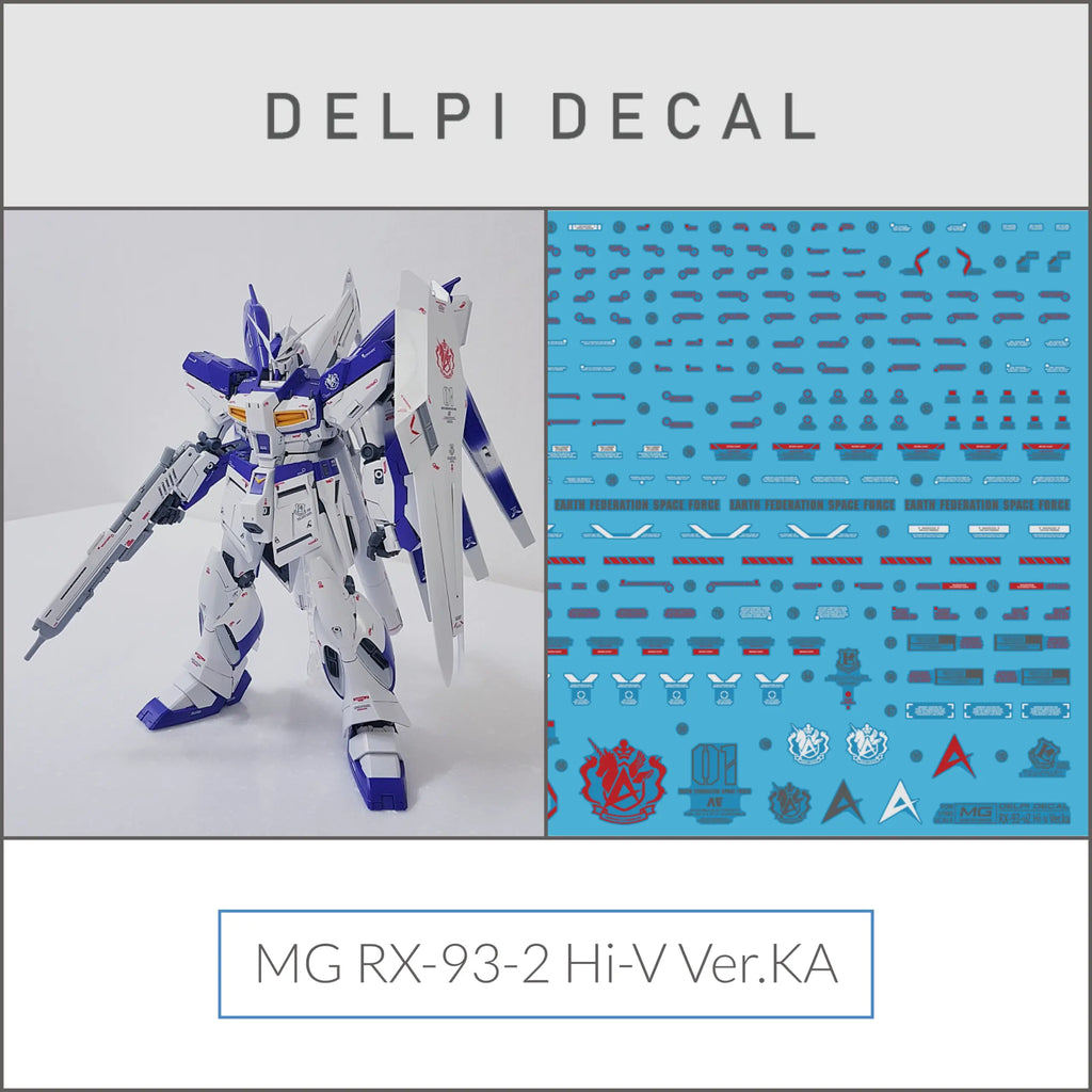 Decal Delpi (Decal Nước) MG RX-93-2 Hi-V Ver.Ka