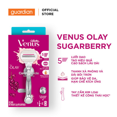 Dao Cạo Nữ Gillette Venus Comfortgilde Olay Sugarberry Với Dải Bôi Trơn | Guardian Việt Nam