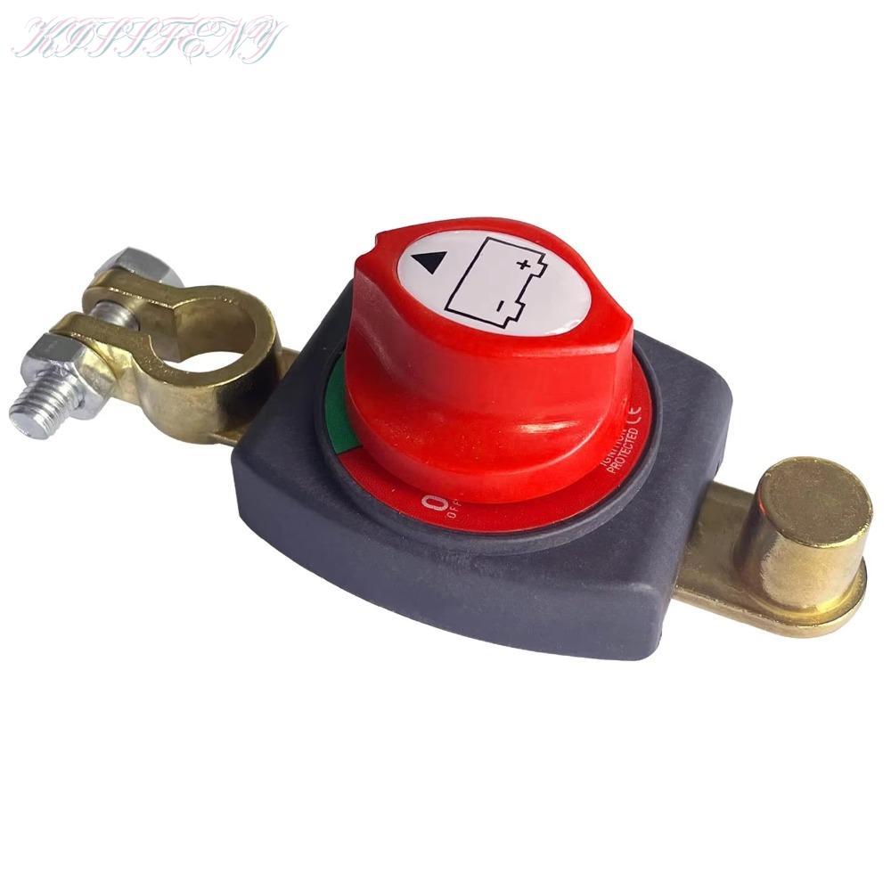 Bộ cách ly pin KISSFENY, Công tắc ngắt kết nối pin 12-48V, Bộ phận ngắt mạch âm bền bỉ cho ô tô / Rv