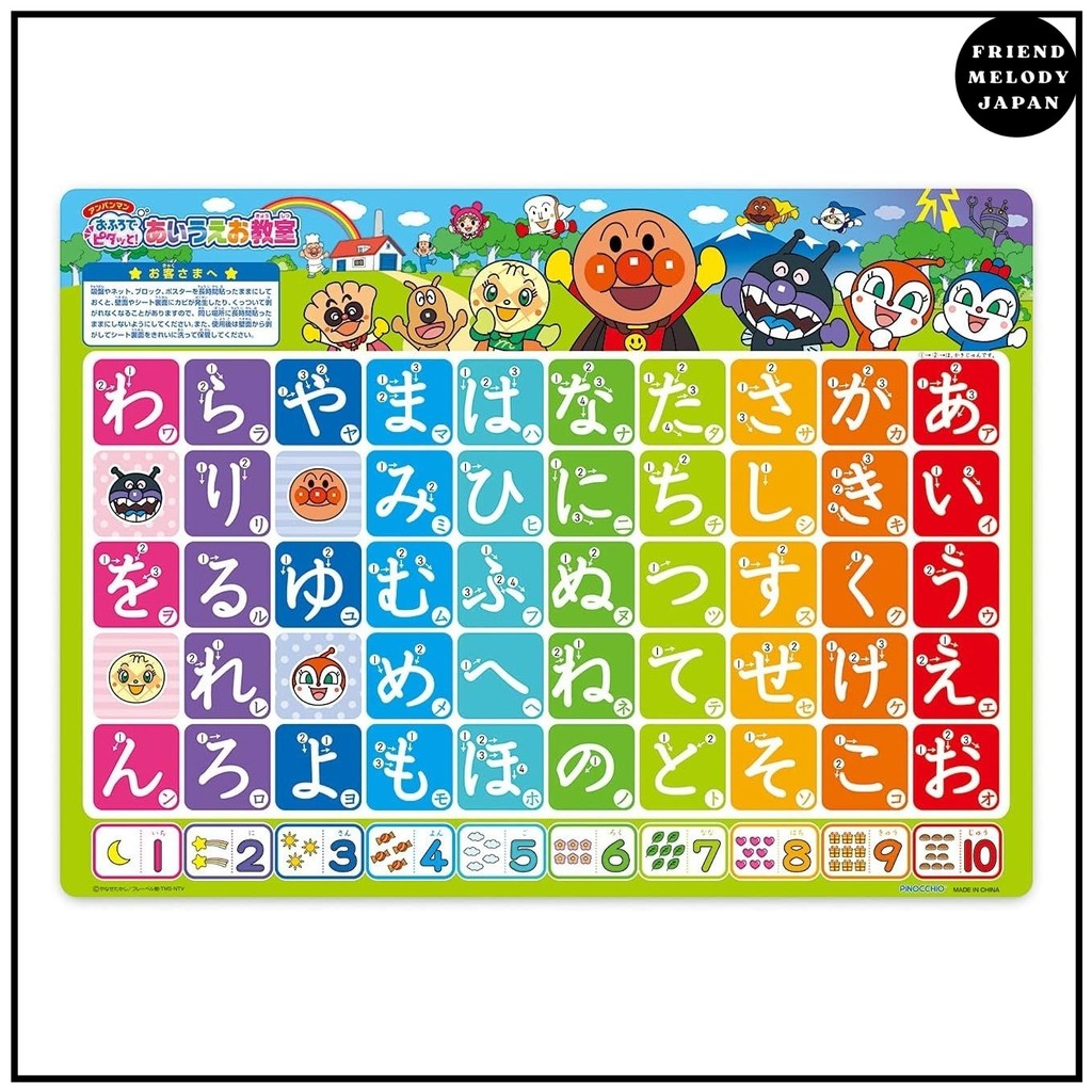 AGATSUMA Anpanman in the bath Aiueo classroomFMJ SHOP