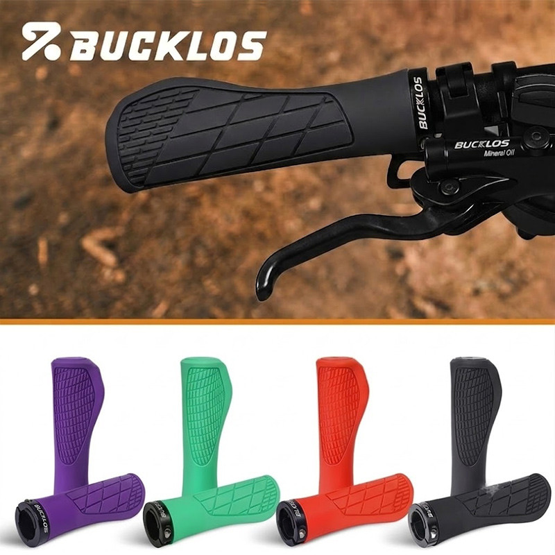 BUCKLOS Tay Cầm Tay Nắm Ghi Đông Xe Đạp Thiết Kế Công Thái Học, Giảm Chấn Dùng Cho Xe Đạp Địa Hình M