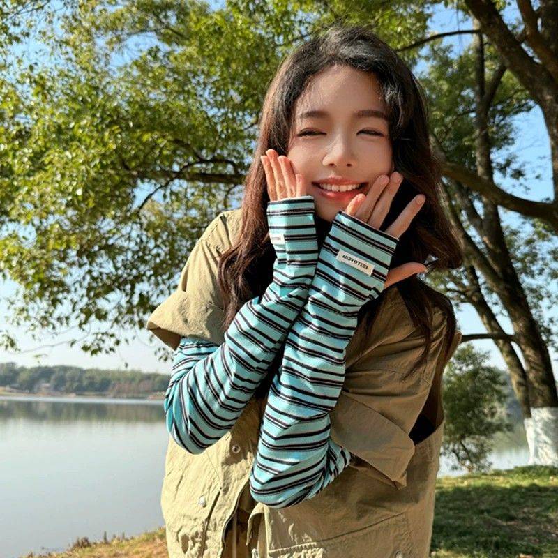 Ice Sleeve Women's Sun Protection Summer Cute 2026 New Outdoor Sun Protection Cycling Versatile Loos