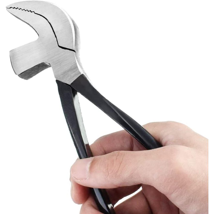 Thép Leathercraft Cobbler Kìm Pincers có búa để làm giày Da Thủ công DIY Dụng cụ làm việc