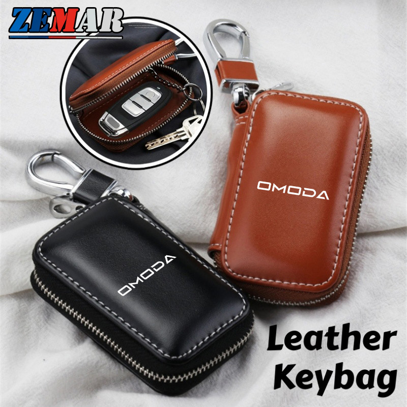 Omoda 5 E5 Da Chìa Khóa Ô Tô Túi Bảo Quản Chìa Khóa Dây Kéo Đa Năng Túi Chìa Khóa Cho Omoda 5 E5