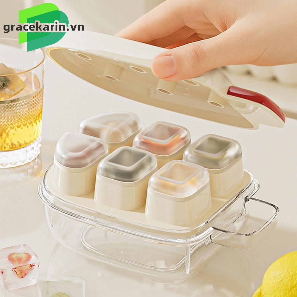 Mini Ice Tray Cute Ice Cube Design Efficient Ice Making For Chilling Drinks