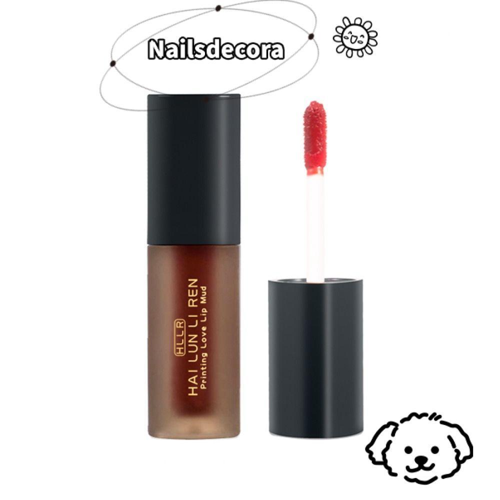 Son Môi NAILS, Son Môi Chống Thấm Nước Matte Lip Glaze, Cốc Chống Dính Lâu Dài Nhung Mỹ Phẩm Lip Mud