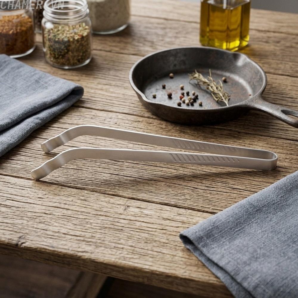 【CHAMER】Stainless Steel Tongs 304 Stainless Steel Material Rustproof Construction【HomeLiving】