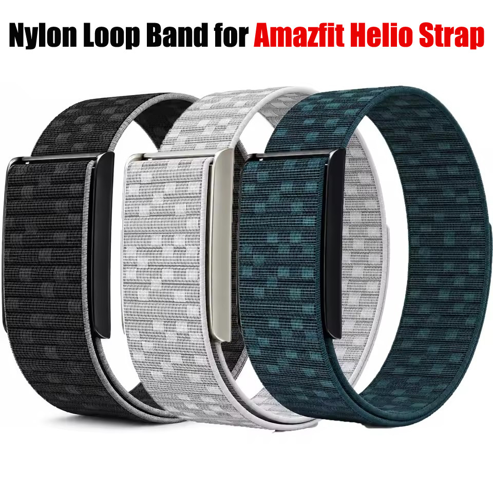 Dây đeo cổ tay co giãn Thể thao Dây đeo vòng Nylon mềm cho dây đeo Amazfit Helio Thể thao có thể điề