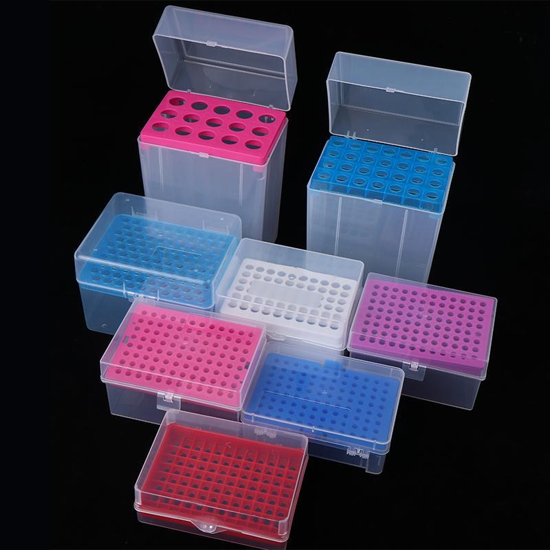 Newsmallbrains 10ul / 200ul / 1ml / 5ml / 10ml Nhựa Phòng Thí Nghiệm Pipet Đầu Hộp Đựng Đầu Pipet Hộ