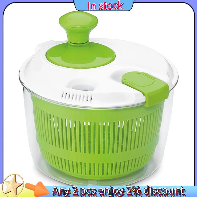 Còn hàng-Lớn Stop Salad Spinner Wash, & Salad khô Greens Wash Fruits & Rau củ, 5qt